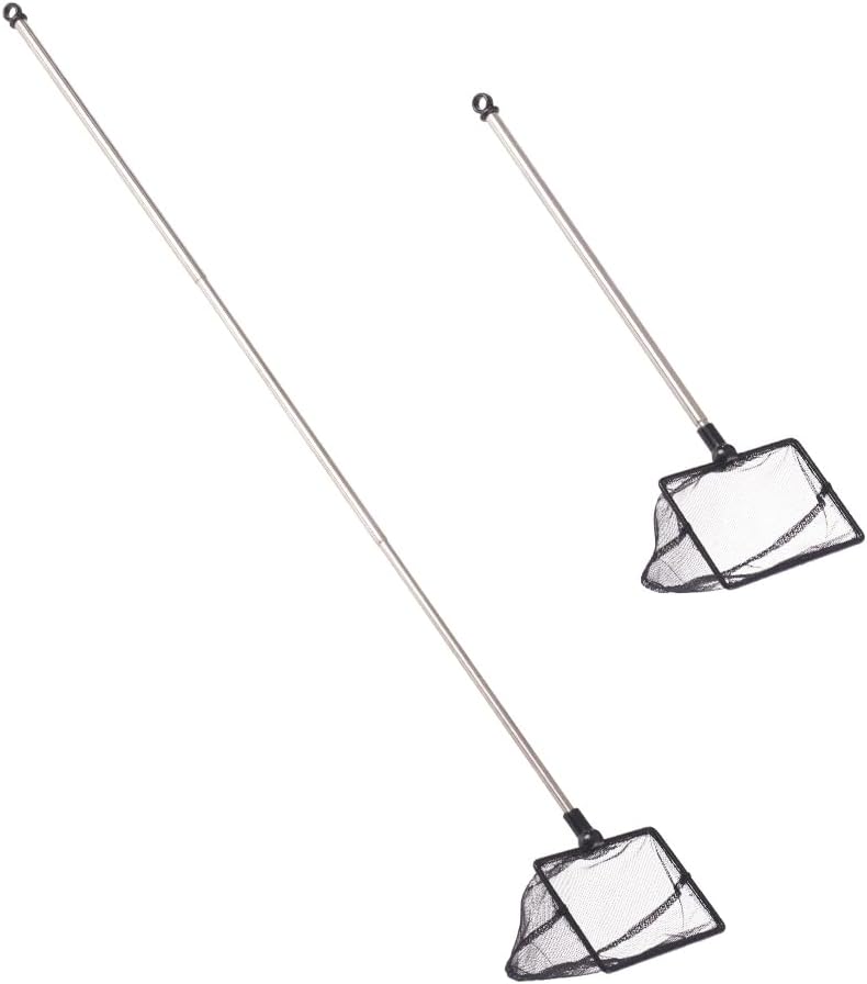 Long Handle Fine Net Fish Tank Net – Retractable 24 inches