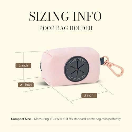 DOGISTRY - SoHo Walking Bundle - Blush Pink - Medium for Small Dogs