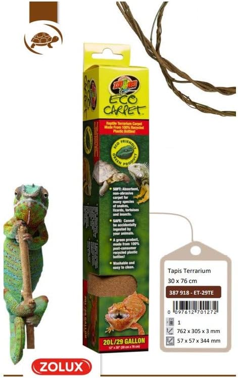 Zoo Med Tan Eco Carpet 30" L X 12" W 29 Gallon