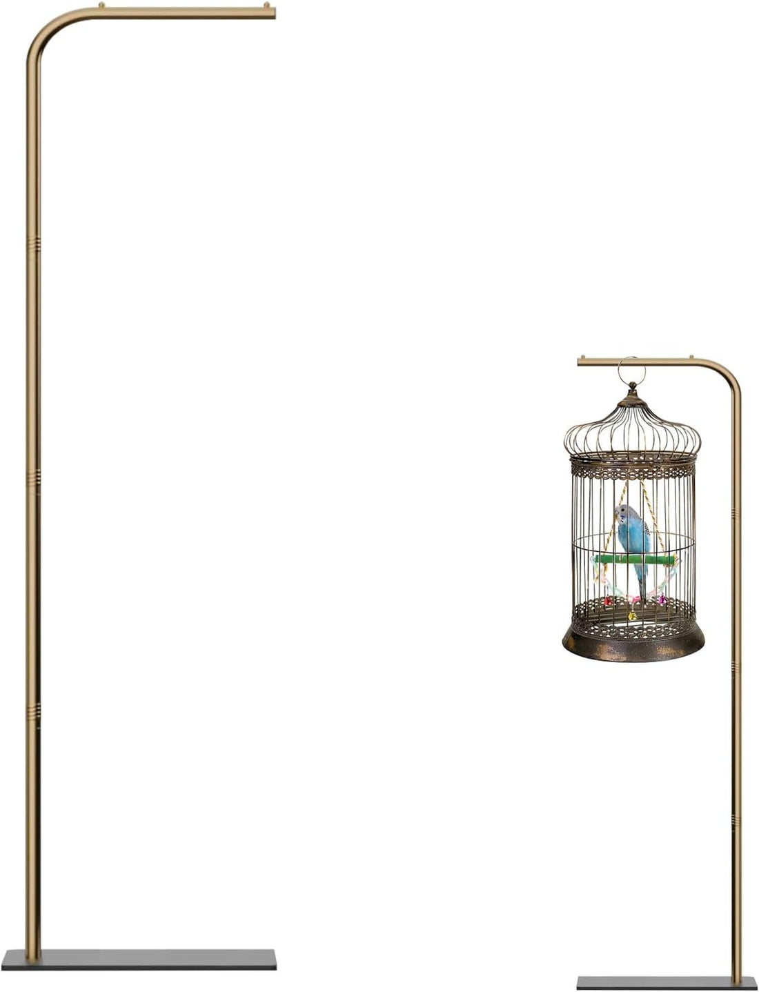 TBTFW 67 Inch High Hanging Bird Cage Stand