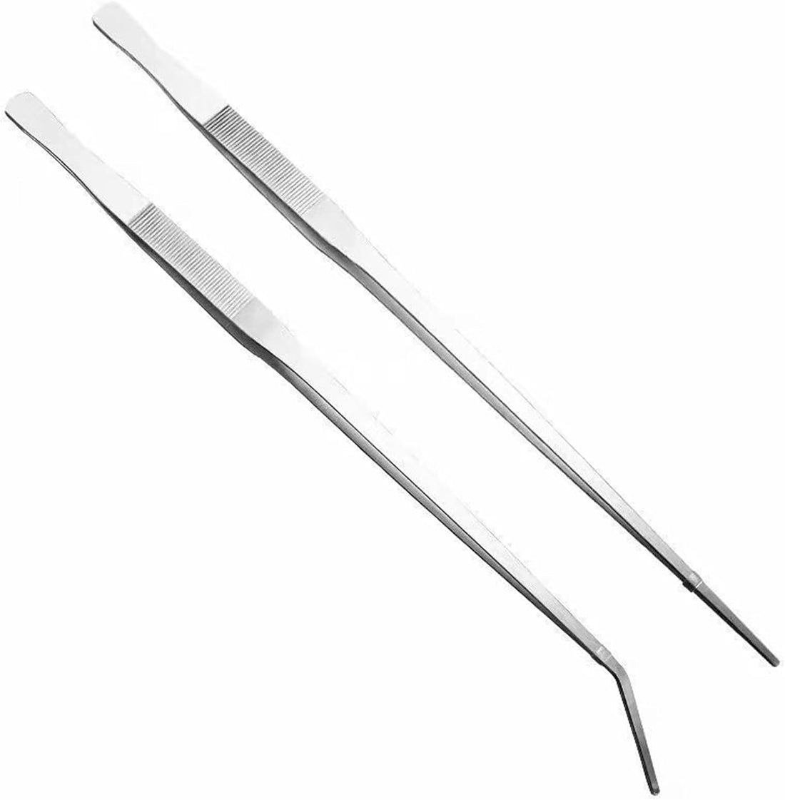 2Pcs set of aquarium water grass tweezers, measuring 18 inches length