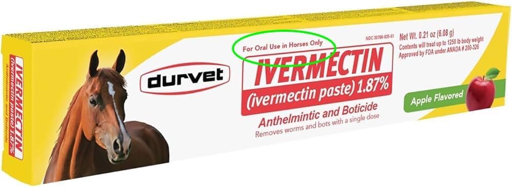 Durvet Ivermectin Paste Dewormer - 6.08g dose @ 1.87% Apple Flavor