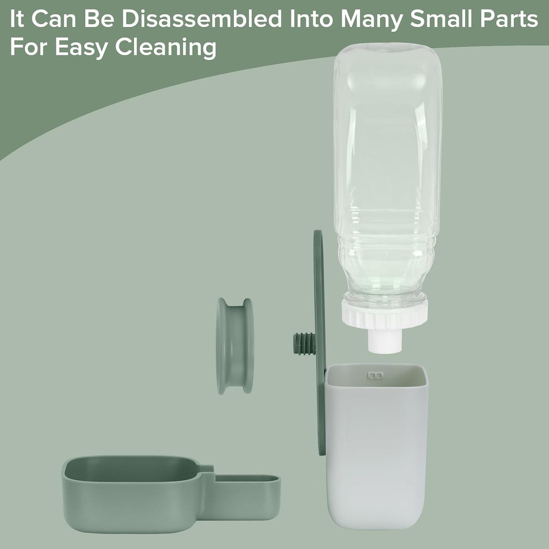 Kenond 28oz Rabbit Water Dispenser, Guinea Pig Gravity Water Bottle