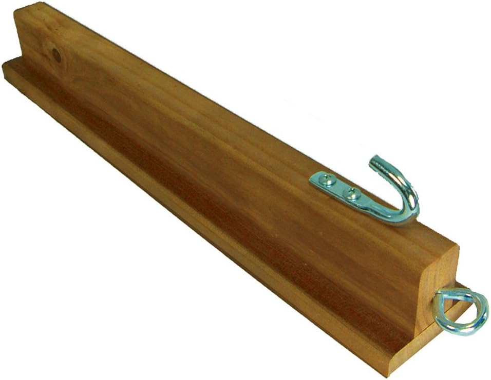 Intrepid International Portable Wooden Saddle Rack Wall Mount