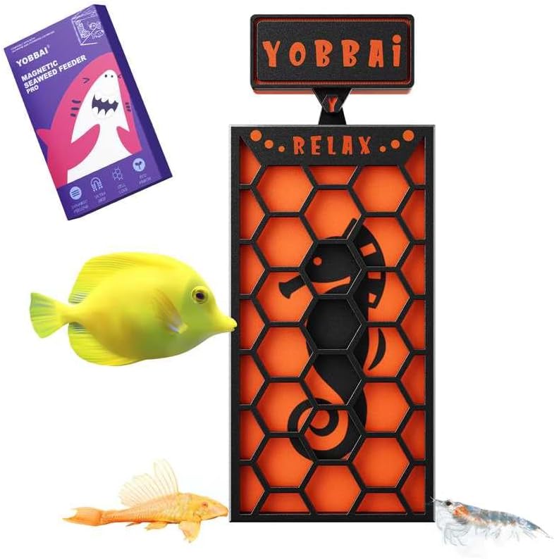 YOBBAI Magnetic Seaweed Feeder, Swinging Motion Nori Feeder