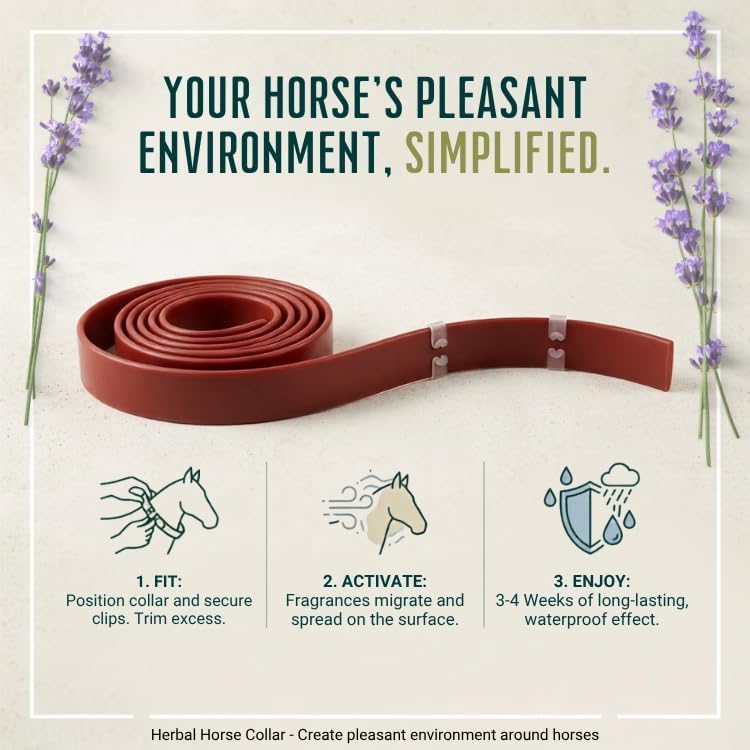 ALZOO Fly Collar for Horses, Up to 4 Weeks