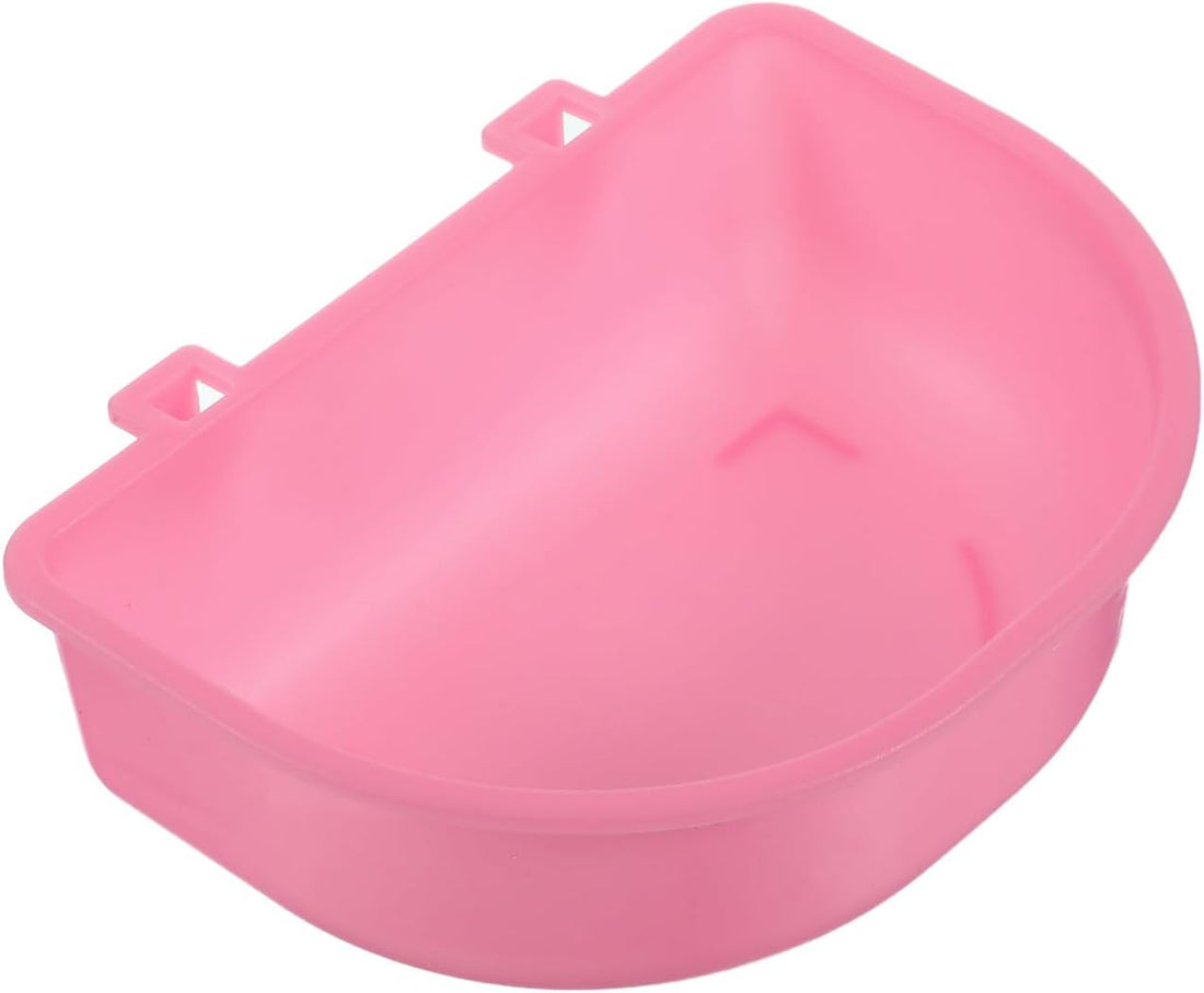 2 Pcs Rabbit Food Bowl, Guinea Pig Food Dish Bird Feeding Dish Crate