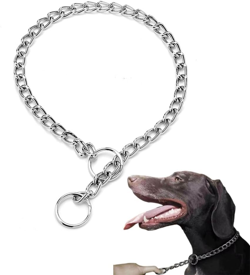 Chain Dog Choker Collar for Large Dogs