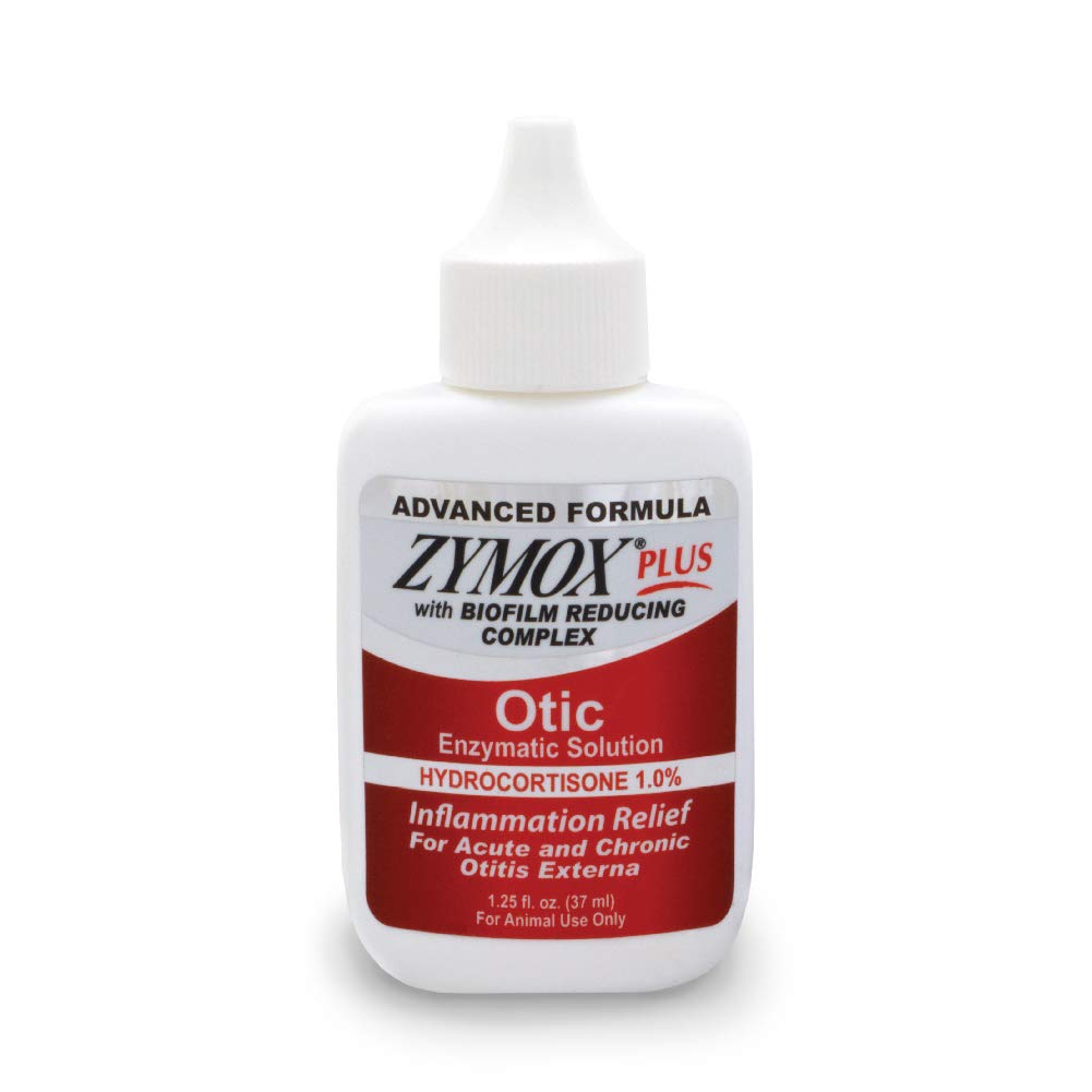 Zymox Advanced Formula Otic Plus Enzymatic Ear Solution for Dogs