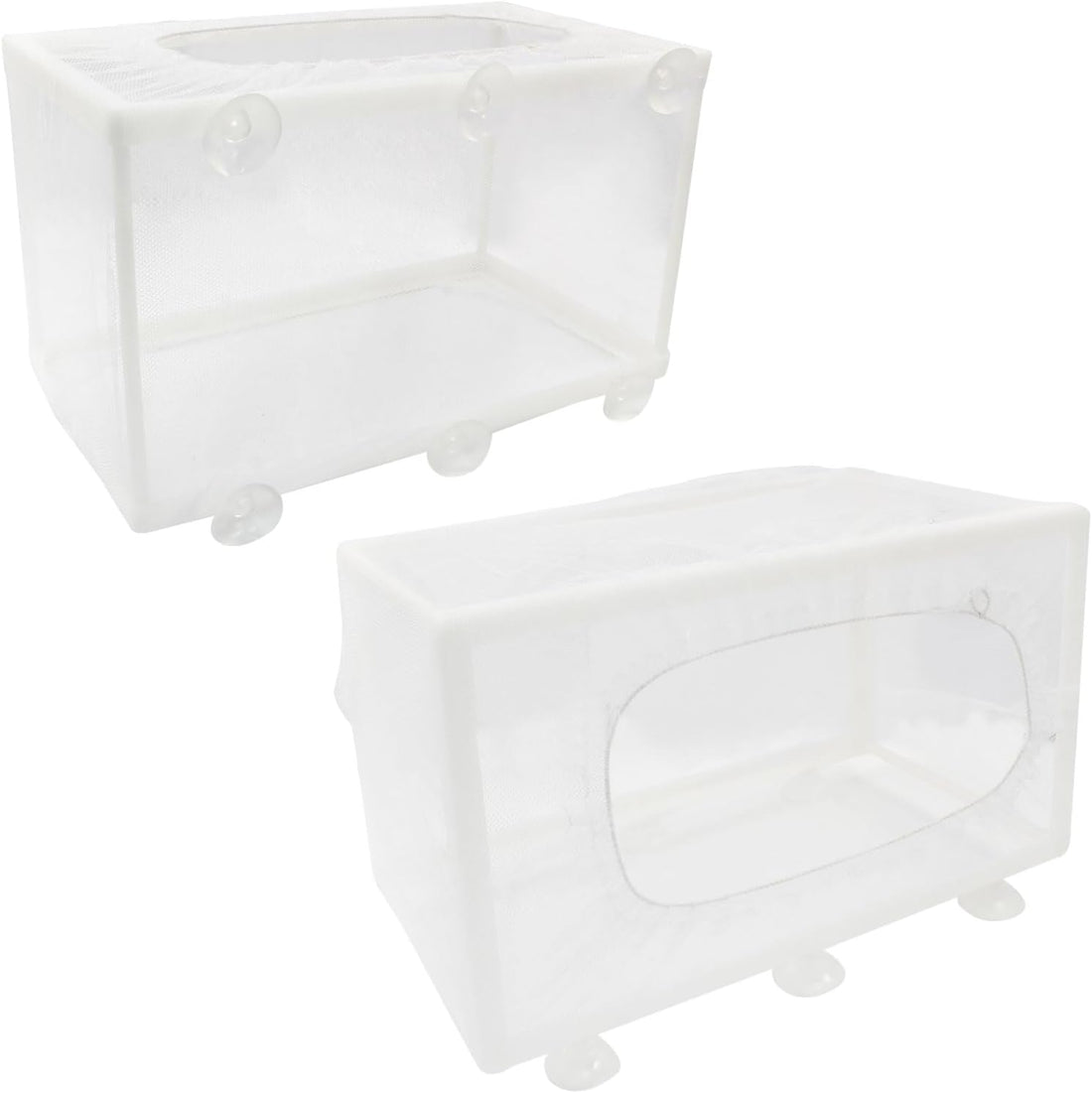 Hordion 2 Pack Mesh Aquarium Breeder Box, Fish Tank Breeder Net