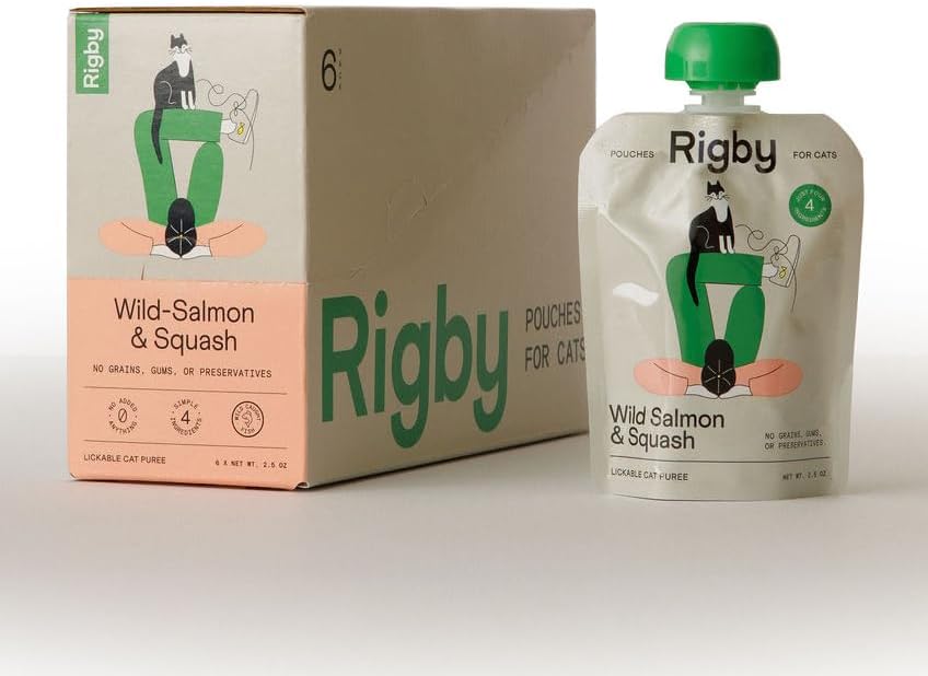 Rigby Essential Cat Treats, Wild-Caught Alaskan Salmon Lickable