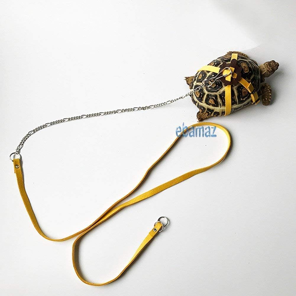 Adjustable Turtle Harness Leashes Soft Leather Harness Strap