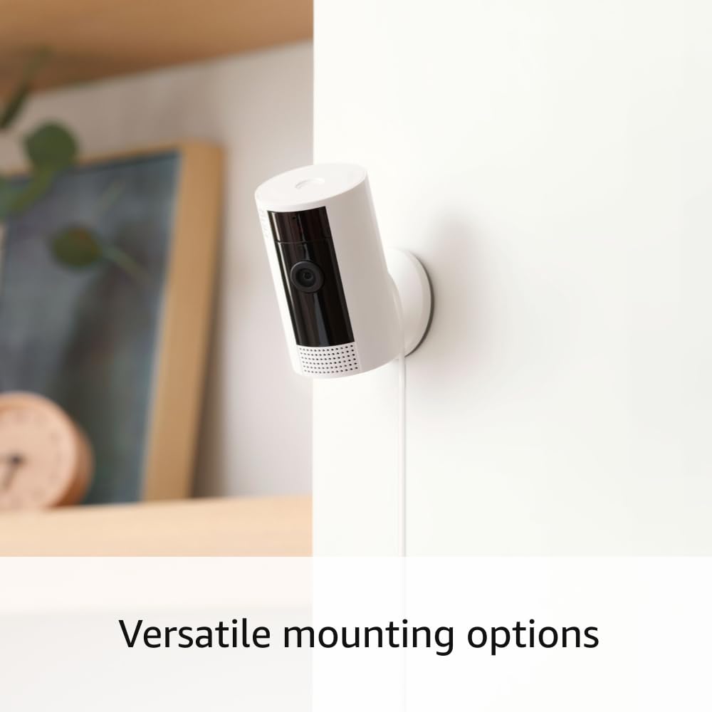 Ring Indoor Cam (2nd Gen), White with Ring Pet Tag