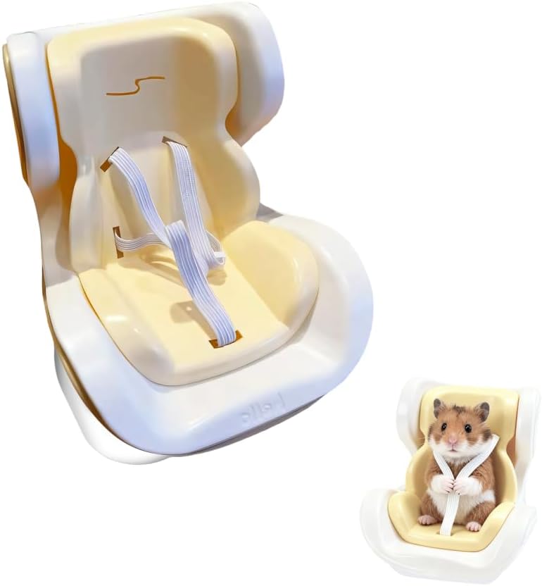 Hamsters Car Seat,Adjustable Leash Gerbils Car Vent Holder Includes