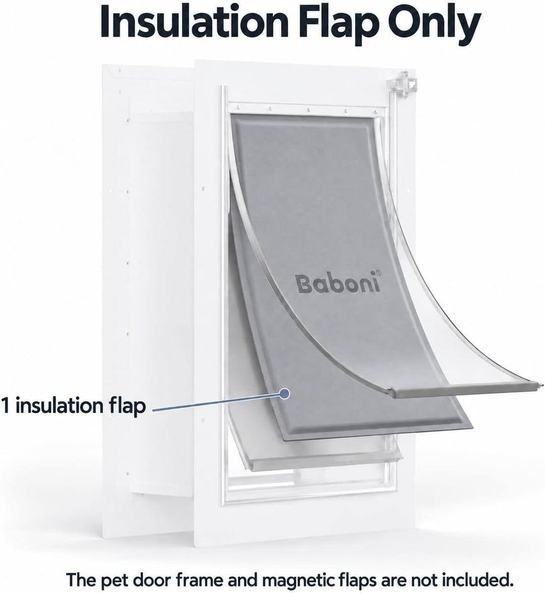 Baboni Replacement Insulated Flap for Baboni Pet Door