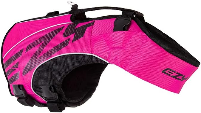 EzyDog DFD X2 Dog Life Jacket, Grab Handle, Reflective Trim - Large