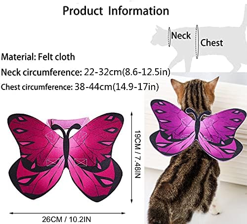 Cat Dog Butterfly Costume Wings for Halloween Party Decoration
