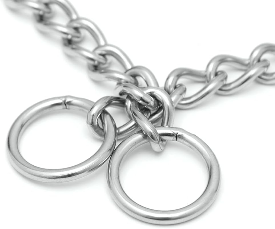 Slip Dog Chain Collars, Stainless Steel Training Dog Collars