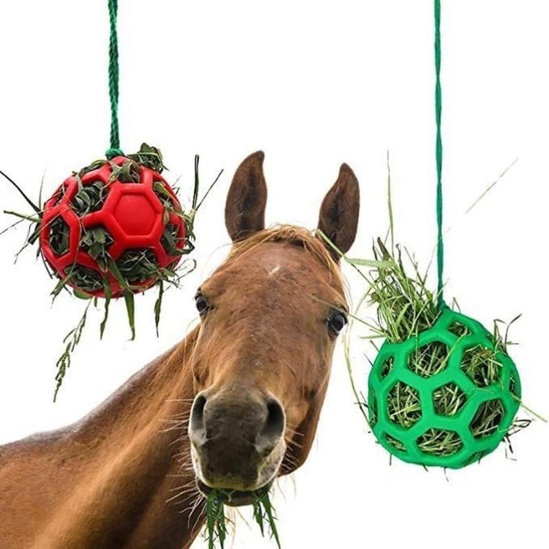 Horse Treat Ball,Goat Feeder Hanging Feeding Toy Horse Treat Hay