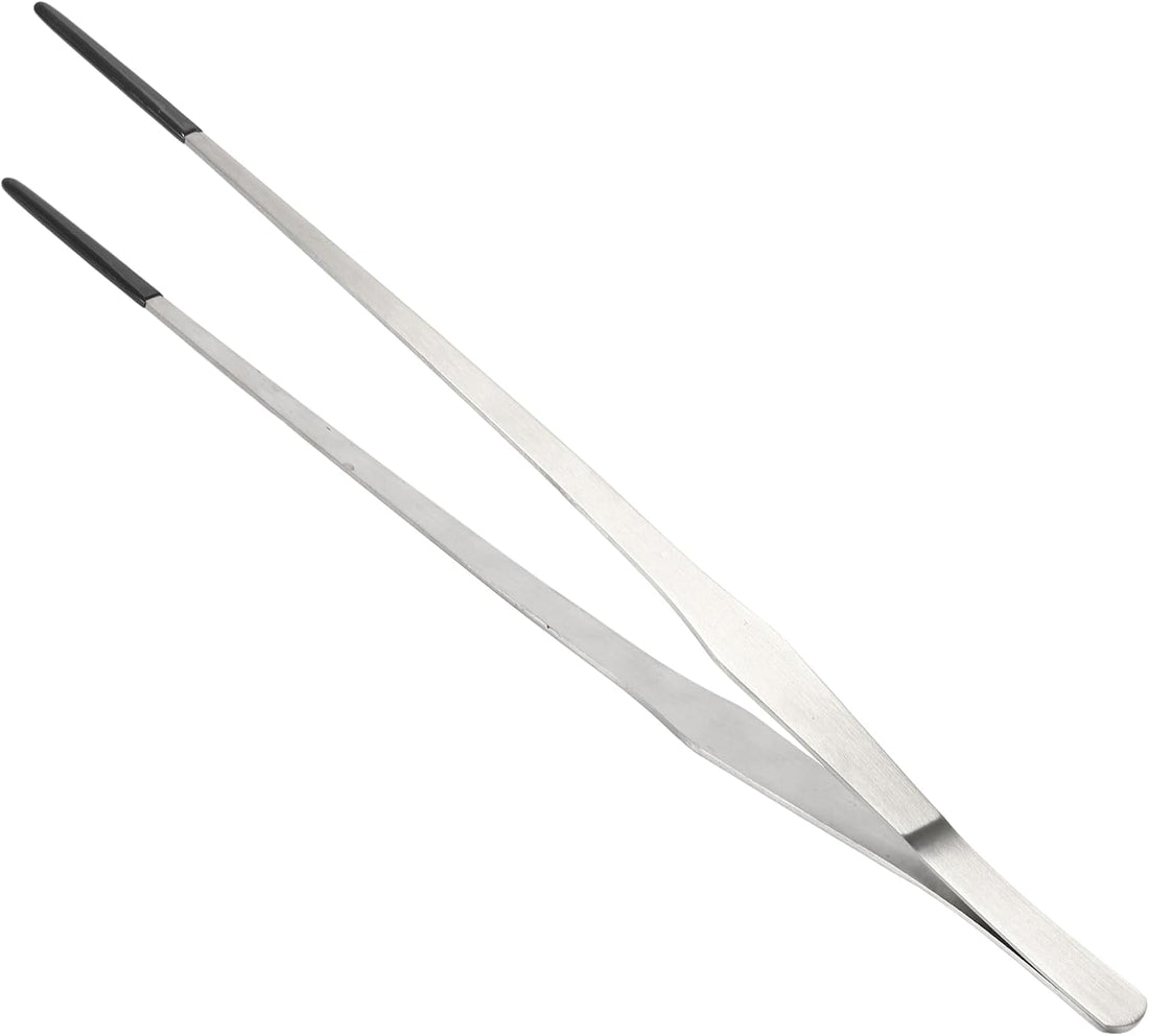 10.63" L Aquarium Straight Feeding Tweezer for Feeding with Red