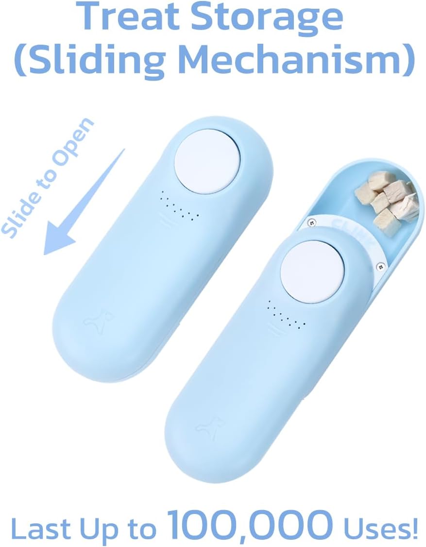 Clink Design Dog Training Clicker & Dog Clicker with Treat Storage