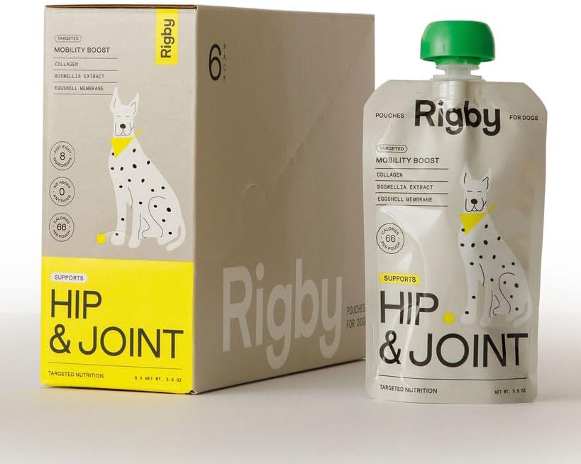Rigby Targeted Dog Treats, Gut Health Lickable Squeeze Pouches