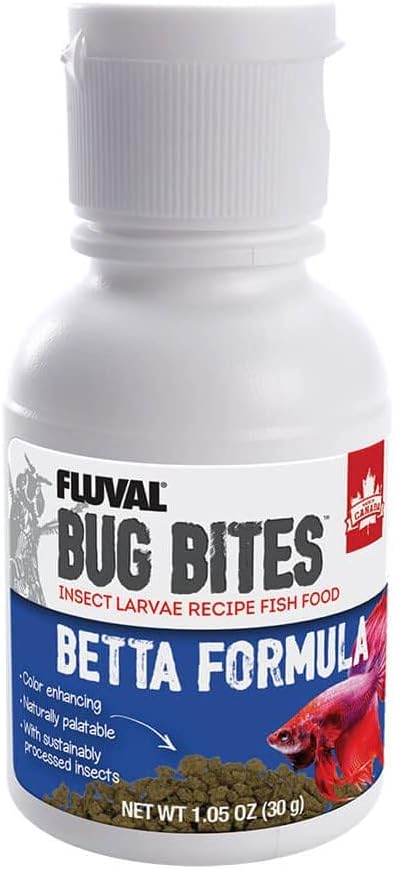 Fluval Bug Bites Betta Fish Food, 1.05 Oz.