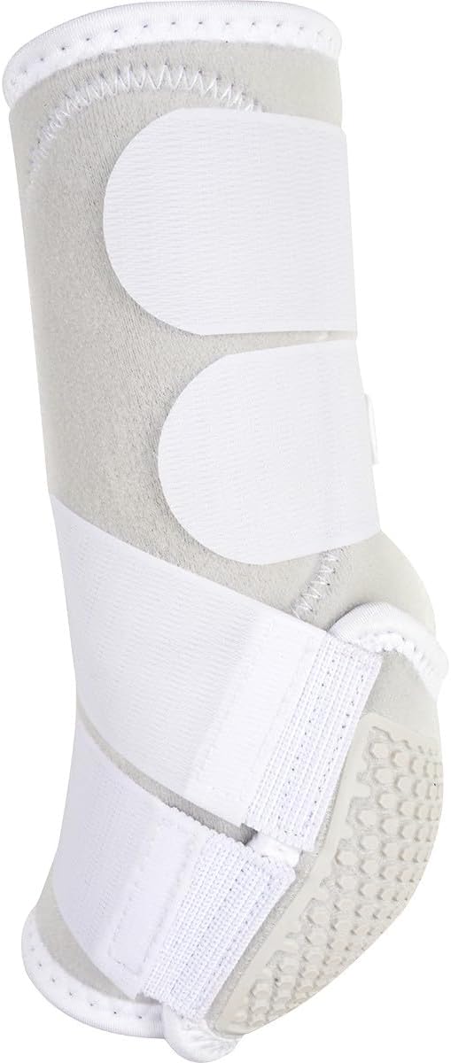 Classic Equine Flexion by Legacy2 Support Boots, Front (White, Medium)