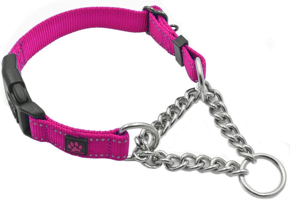 Max and Neo Stainless Steel Chain Martingale Collar