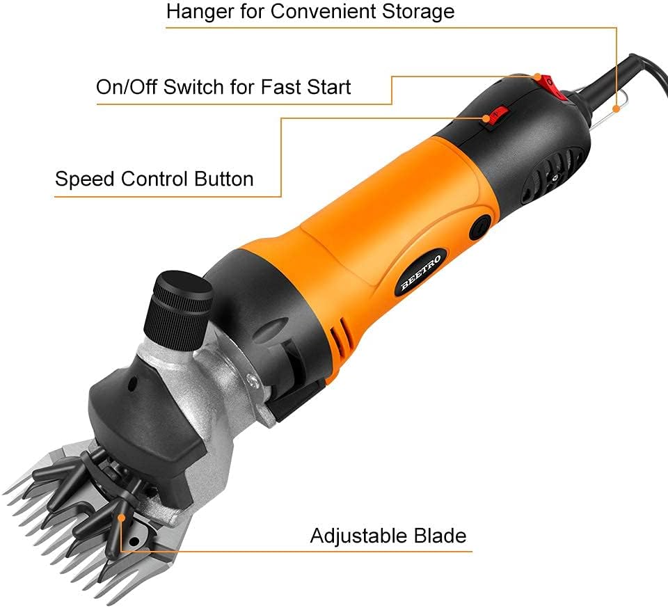 BEETRO 500W Electric Professional Sheep Shears