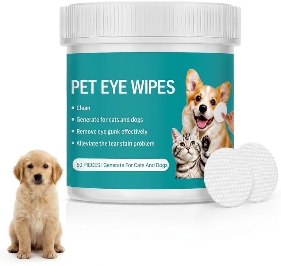 60 Count Eyes Wipes for Dogs & Cats