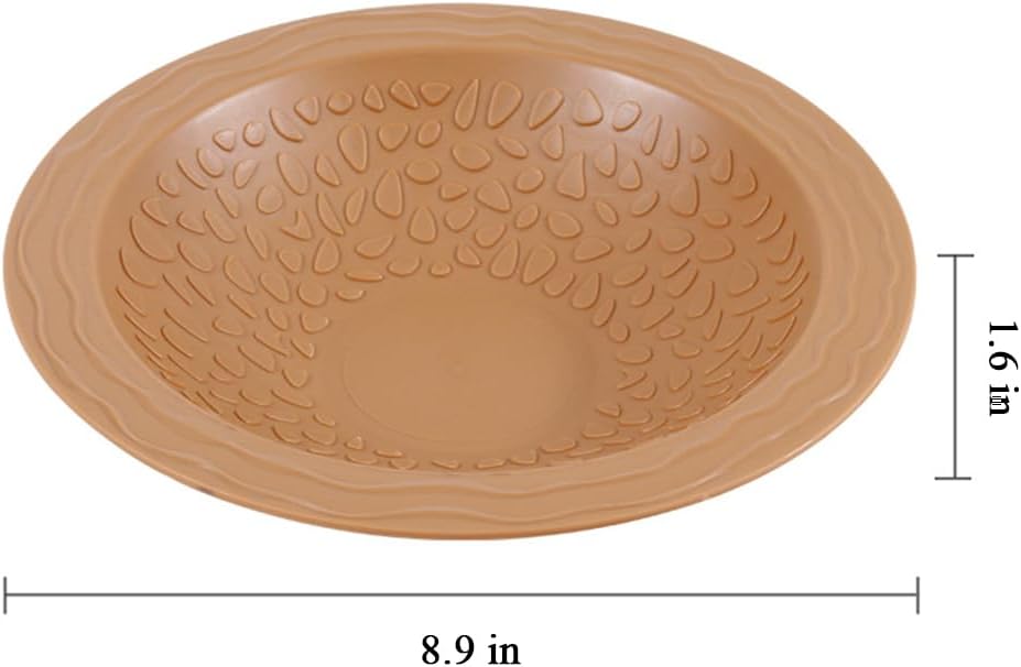Turtle Bathing Pool Small, Resin Water Dish Feeding Bowl with Gentle