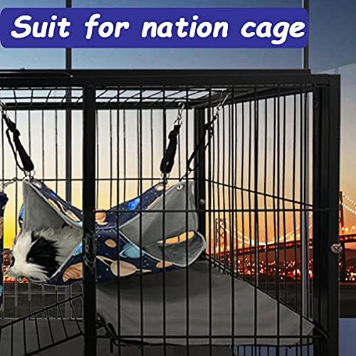 Ferret Rat Hammock Bed, Ferret Guinea Pig Nation Cage Accessories Kit