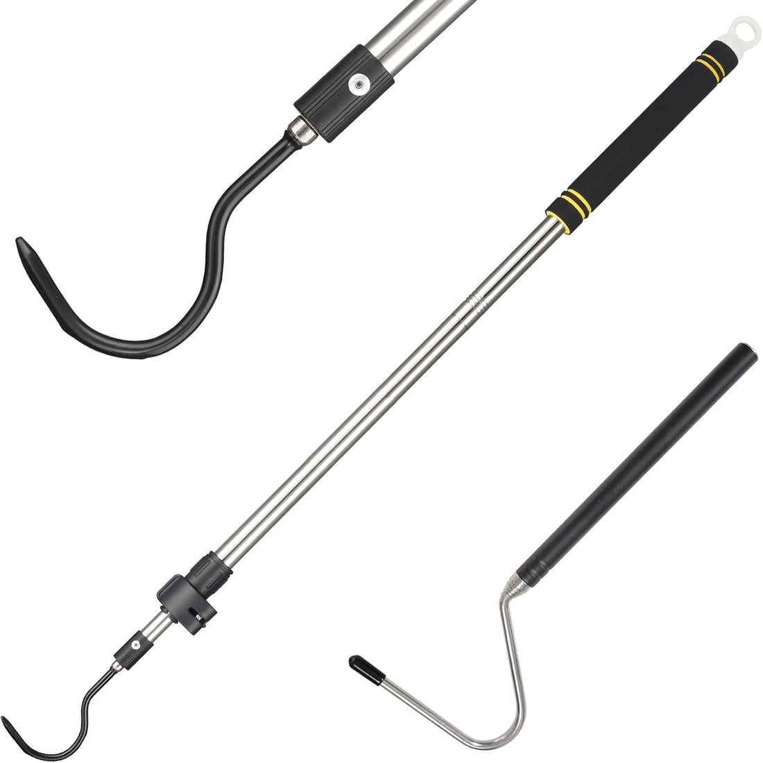 Snake Hook Heavy Duty, Snake Hook Retractable 35"-65" Catcher Hook