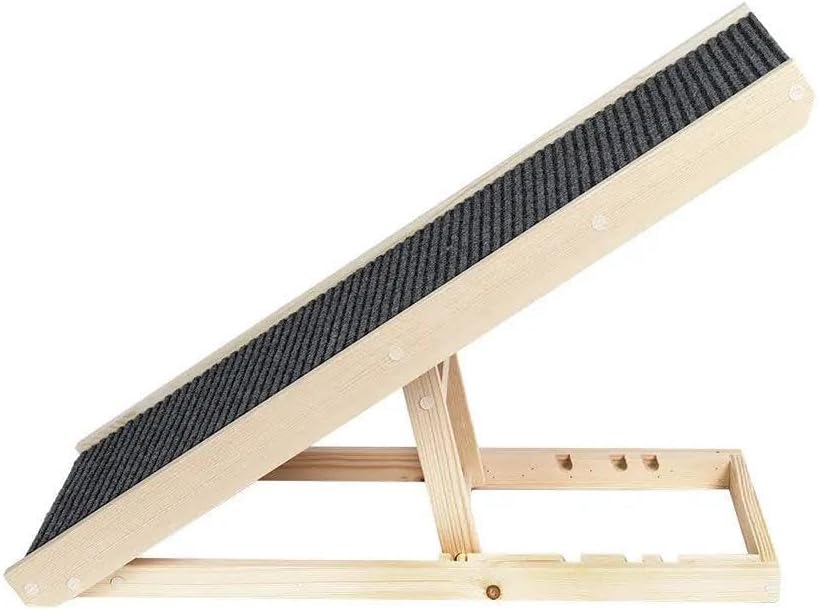 AlphaPaw - Original Natural Wood PawRamp for Small & Large Dogs