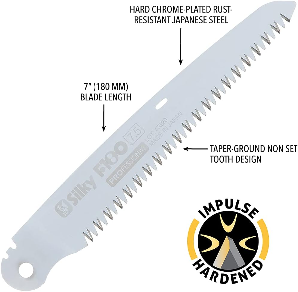 Silky Replacement Blade Only F180 180mm Large Teeth (144-18)