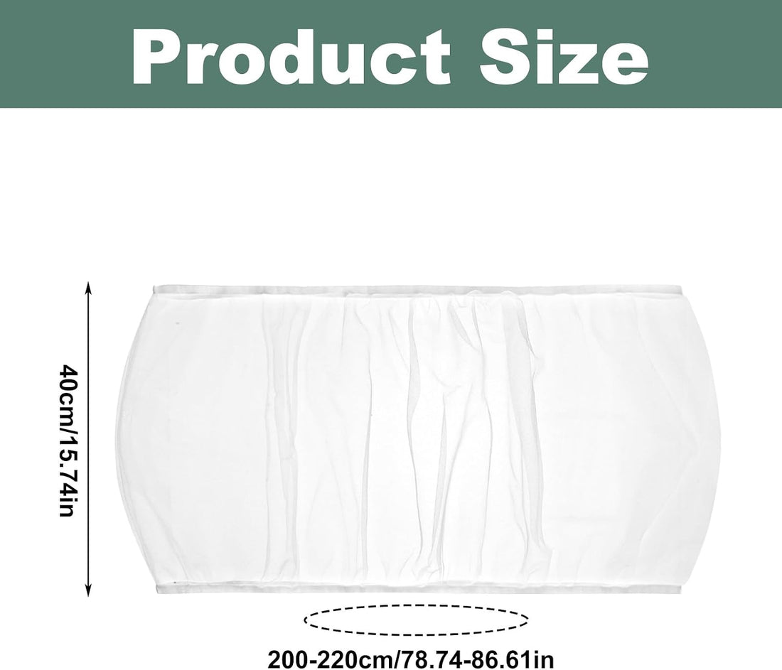 2 Pack Bird Cage Skirt Cover Universal Bird Cage Seed Catcher Net