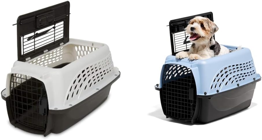 Petmate Two-Door Plastic Pet Kennel Bundle