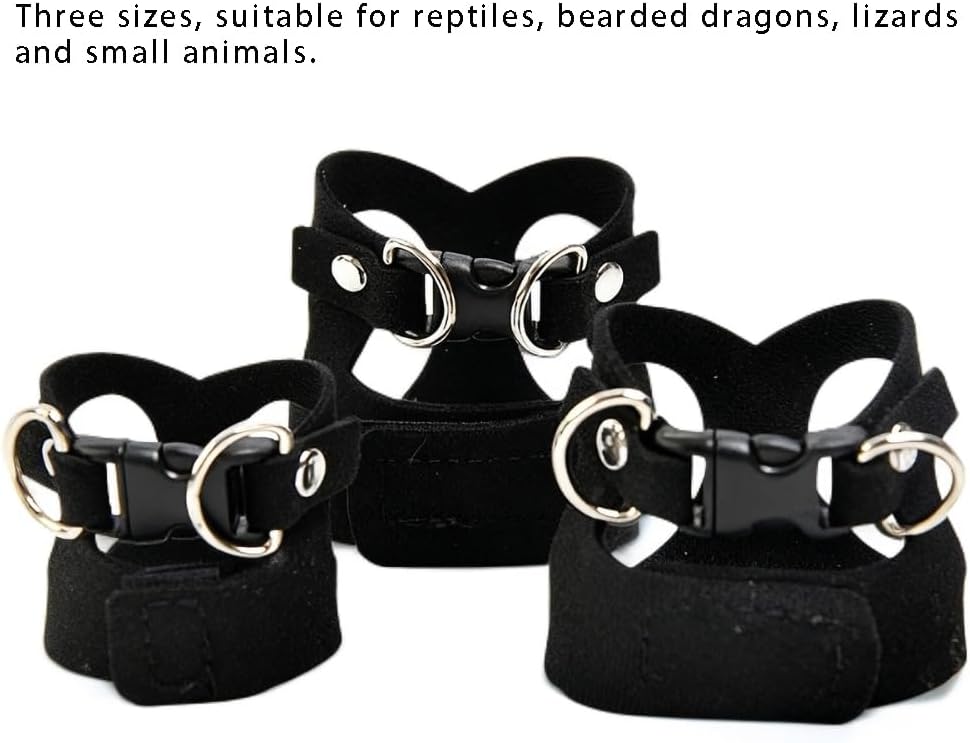 3 Pack Bearded Dragon Harness and Leash Set
