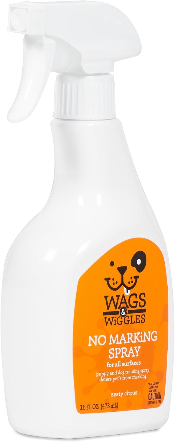 Wags & Wiggles No-Marking Deterrent Training Spray, 16 Fl Oz