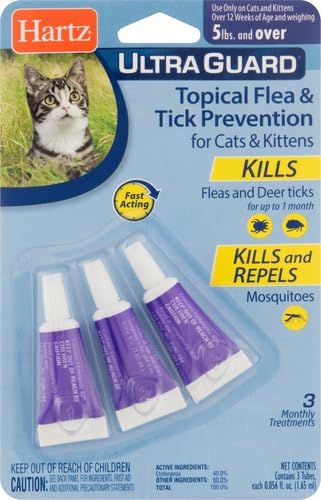 Hartz UltraGuard Topical Flea & Tick Prevention for Cats and Kittens