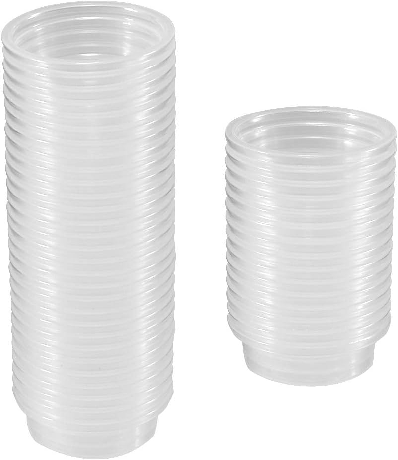 Lizard Crested Gecko Food Water Feeding Cups, 100 pcs, 0.5oz