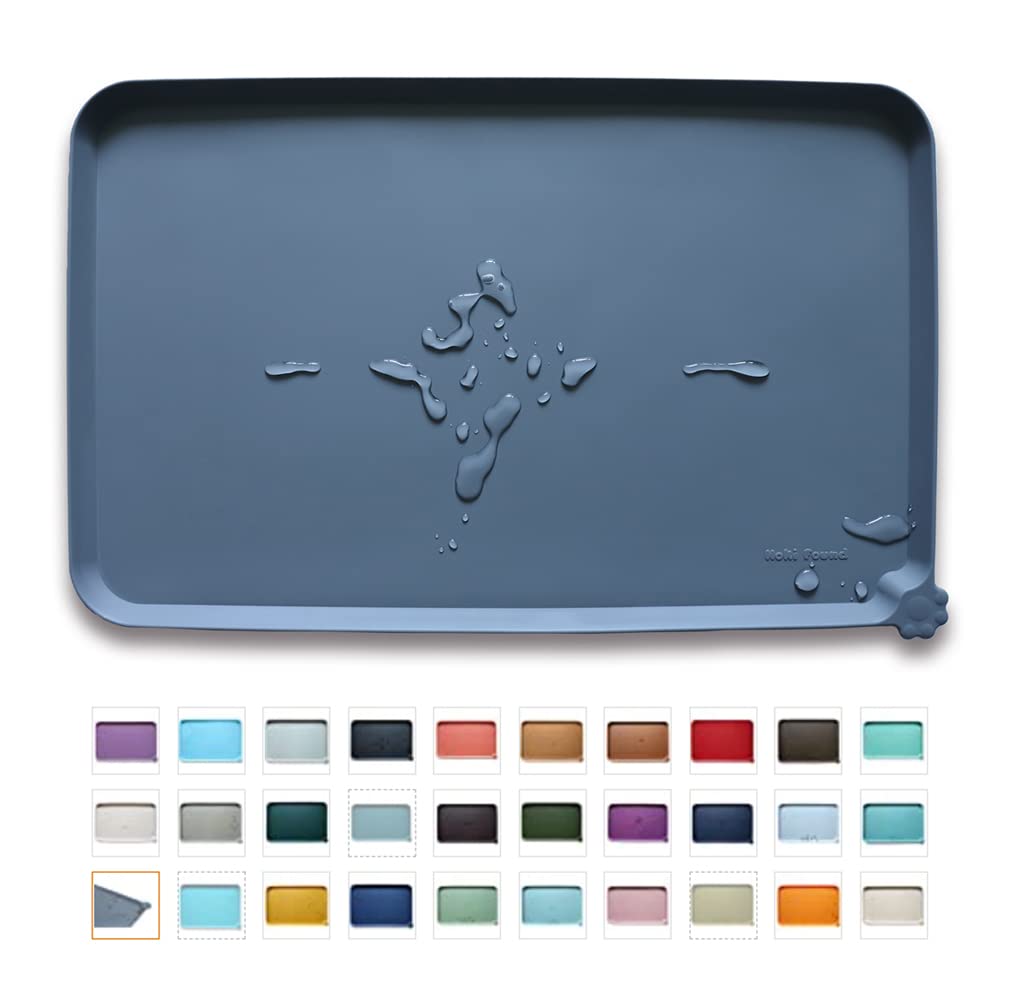 Hoki Found Silicone Pet Feeding Mat with High Lips