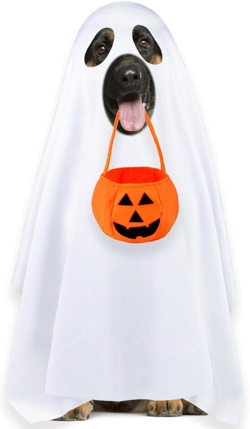 Dog Halloween Costumes, Dog Ghost Costume Funny Pet Ghost Costume