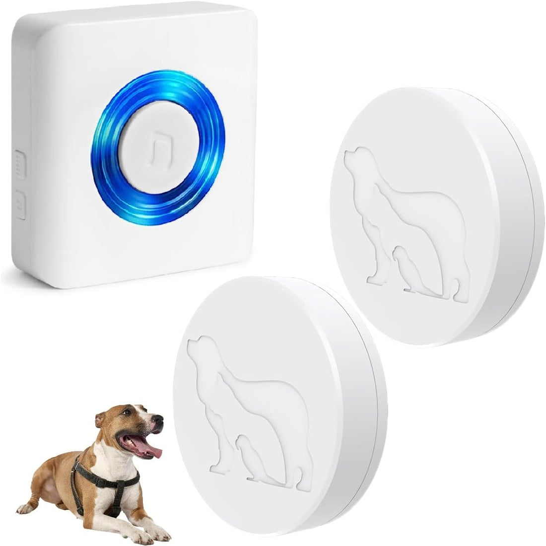 Dog Door Bell for Potty Training to Go Outside, WiFi Doggie Door Bell