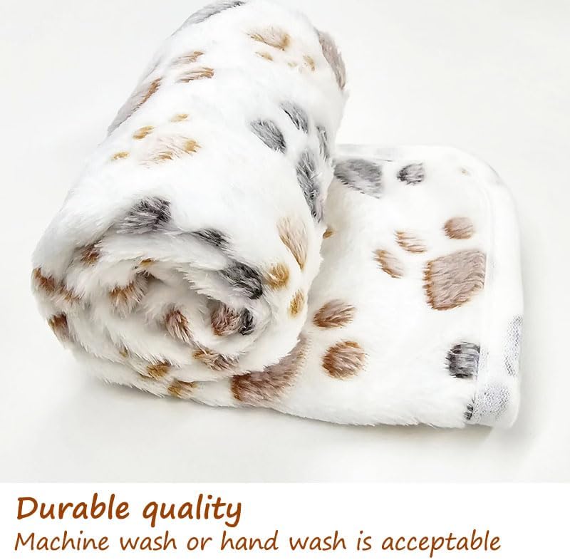 1 Pack 3 Blankets Fluffy Premium Fleece Soft Pet Blanket Flannel
