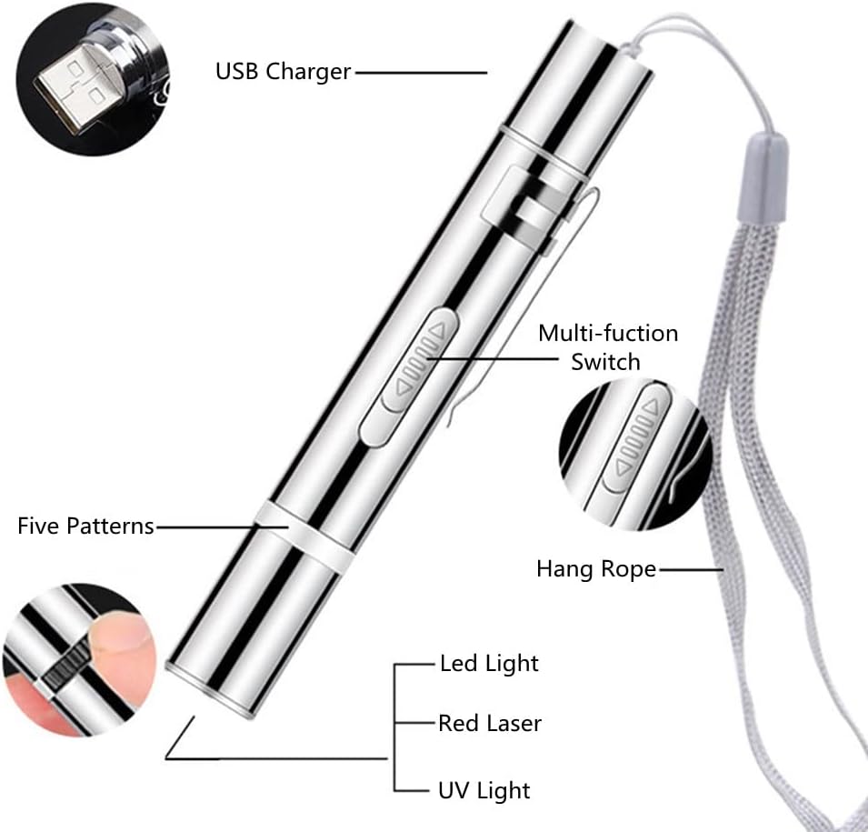 Cat Toys Laser Pointer for Indoor Cat Mouse Toys Pet Interactive Toy