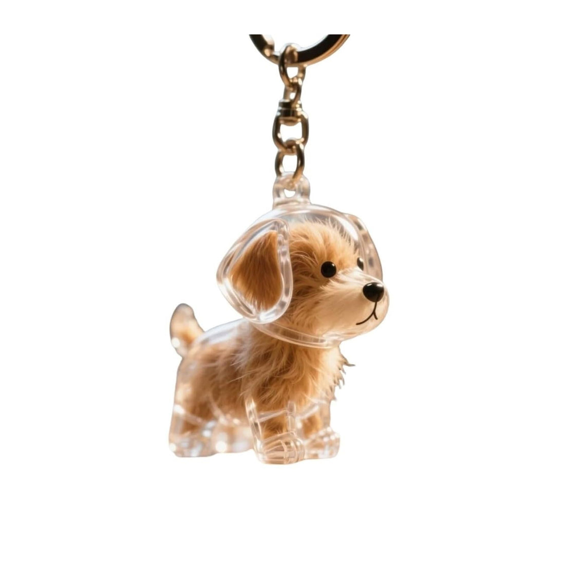 Dog Hair Collector Keychain Charm Memorial Storage Box