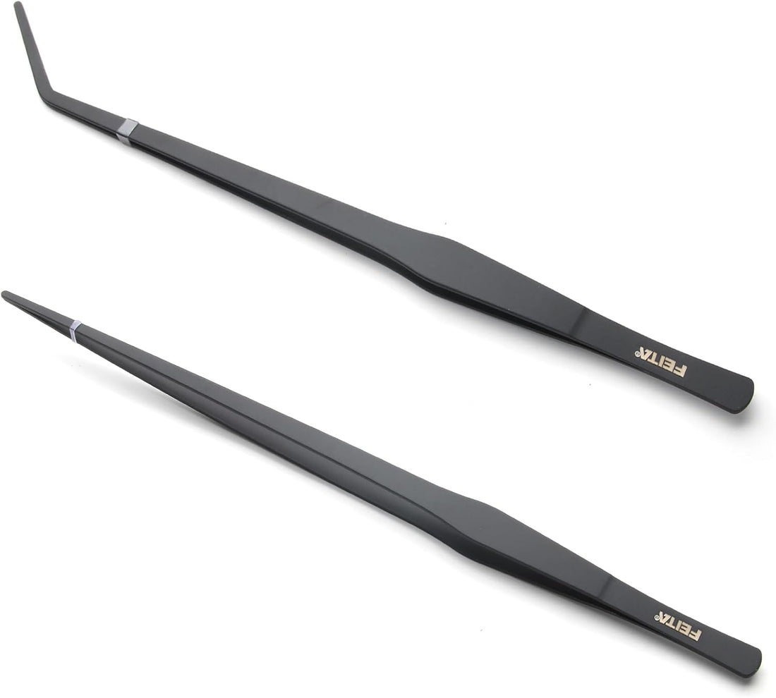 Aquarium Tweezers Extra Long 15 inches Feed Tong Clamps