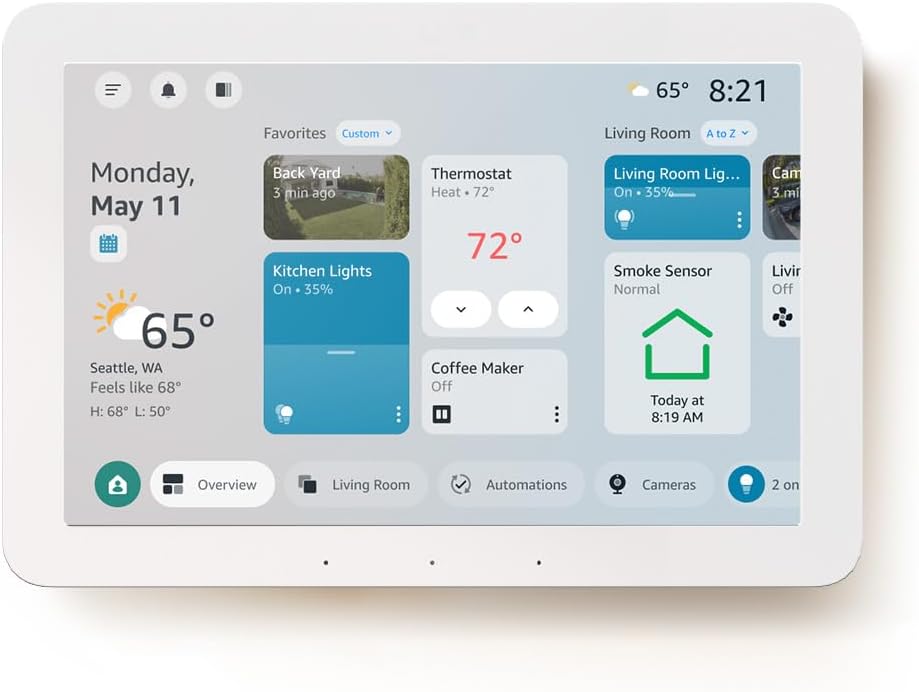 Echo Hub, 8", Redesigned with customizable control and Alexa+
